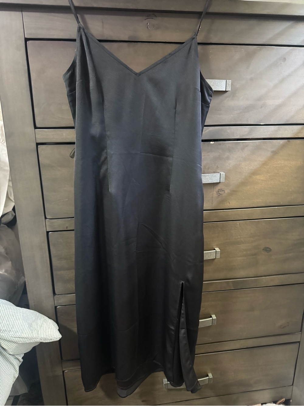 Abercrombie & Fitch - Satin Black Dress